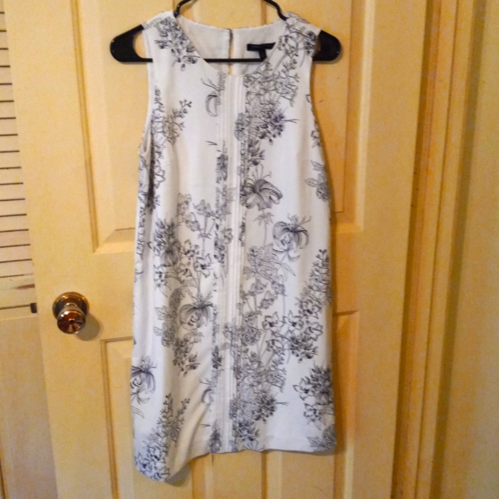 White floral dress